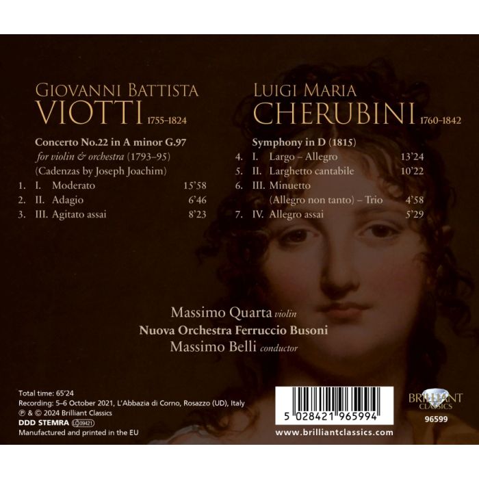 Viotti: Violin Concerto No. 22; Cherubini: Symphony in D - slide-1