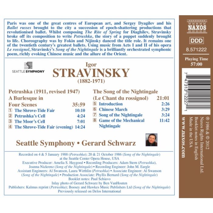 STRAVINSKY: Petrushka; Chant du rossignol - slide-1