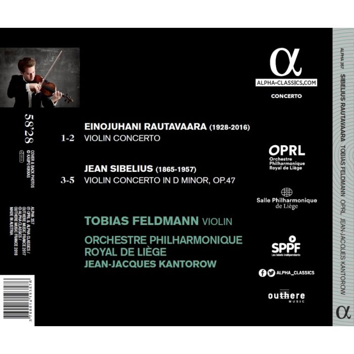 Sibelius & Rautavaara: Violin Concertos - slide-1