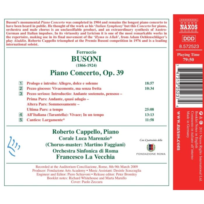Busoni: Piano Concerto - slide-1