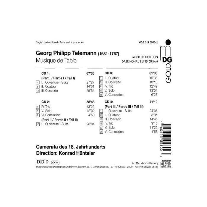 Telemann: Musique de Table - slide-1