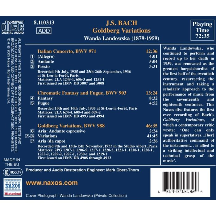 Bach: Goldberg Variations, Italian Concerto - slide-1