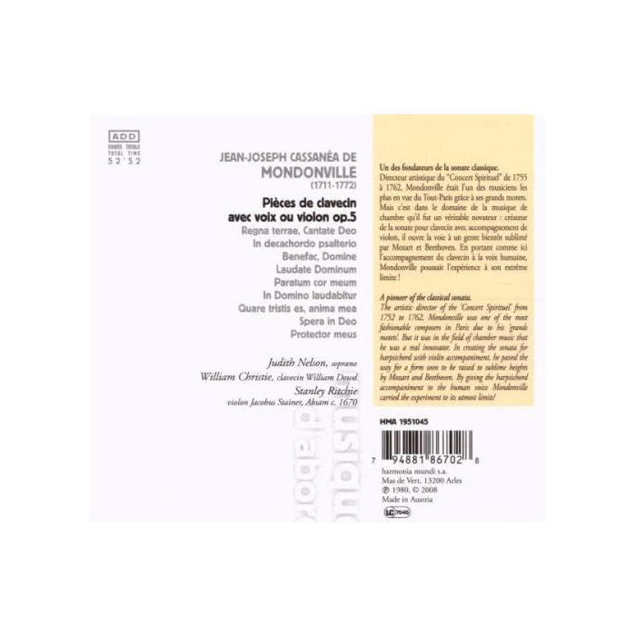 Mondoville: Pieces de clavecin - slide-1