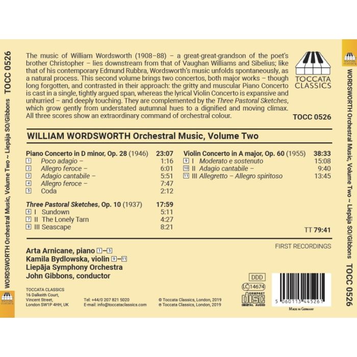Wordsworth: Orchestral Music Vol. 2 - slide-1