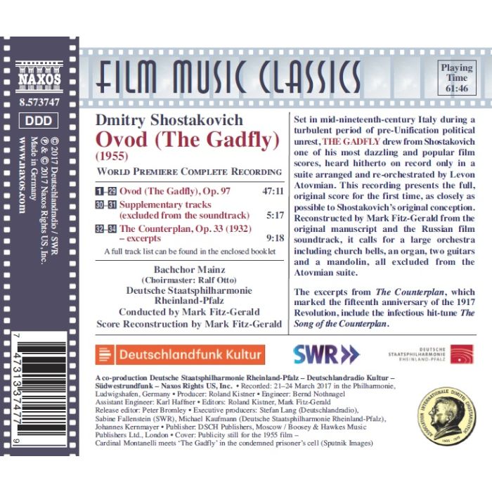 Shostakovich: The Gadfly - slide-1