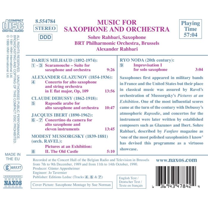 Music for Saxophone and Orchestra - slide-1