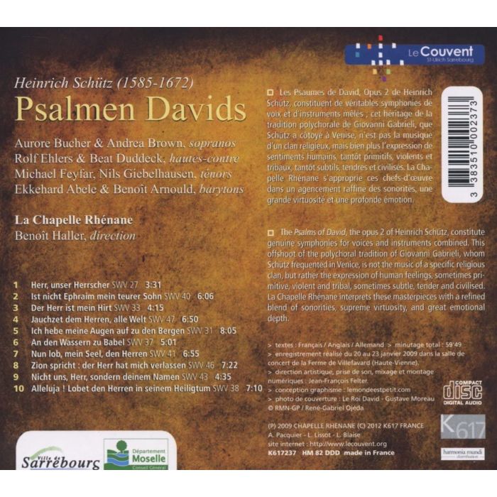 Schütz: Psalmen Davids - slide-1
