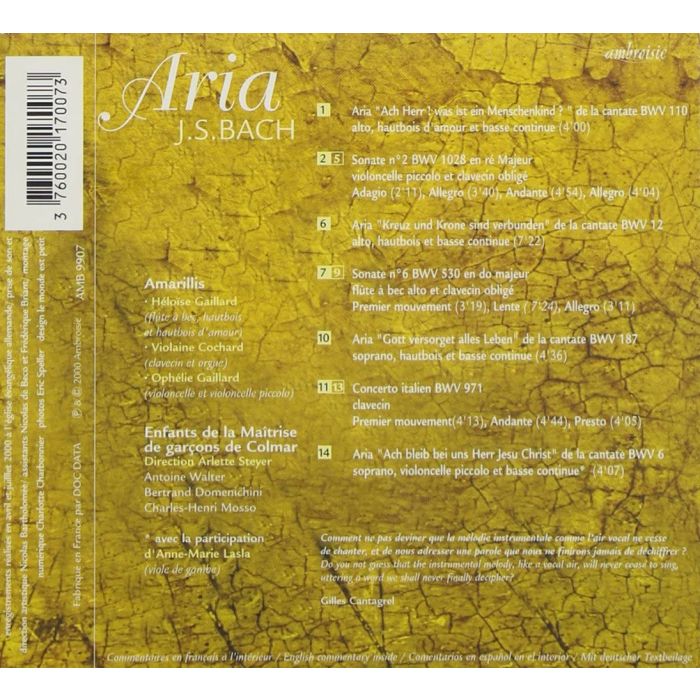 Bach: Arias - slide-1