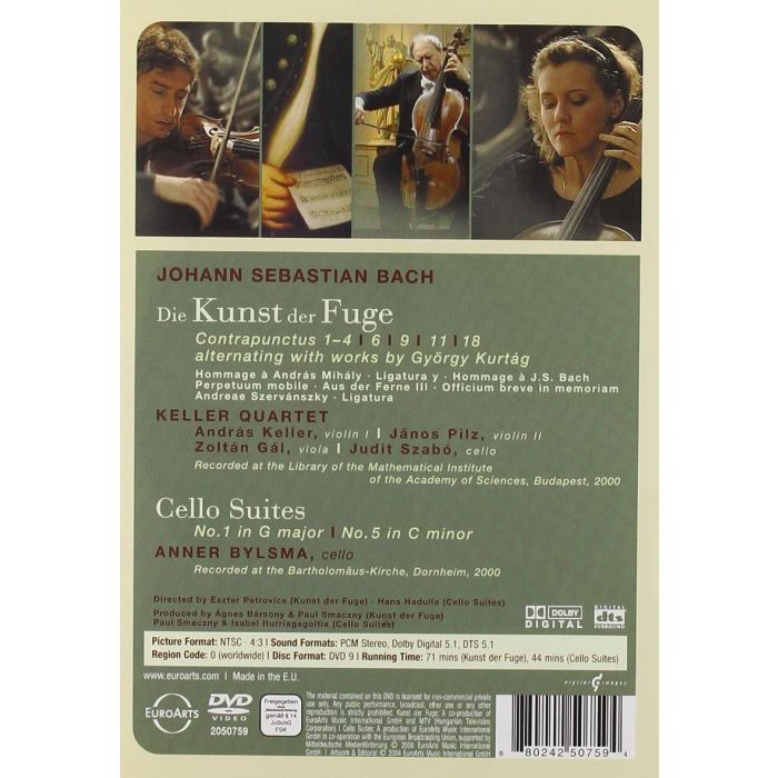 Bach: Der kunst der fuge, Cello Suites Nos. 1 And 5 - slide-1