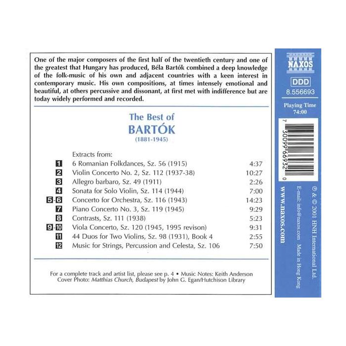 THE BEST OF BARTOK - slide-1