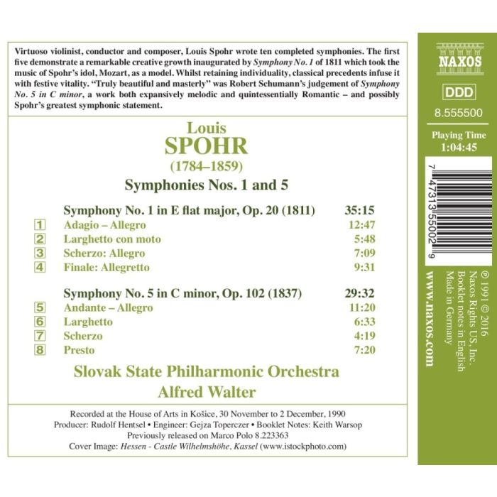 Spohr: Symphonies Nos. 1 & 5 - slide-1
