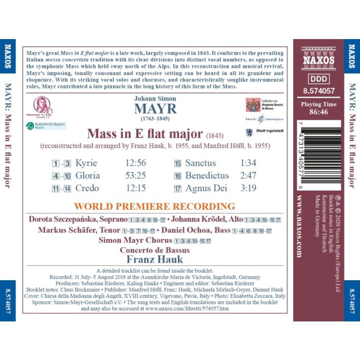 Mayr: Mass in E flat major - slide-1