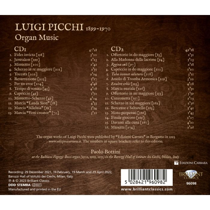 Picchi: Organ Music - slide-1