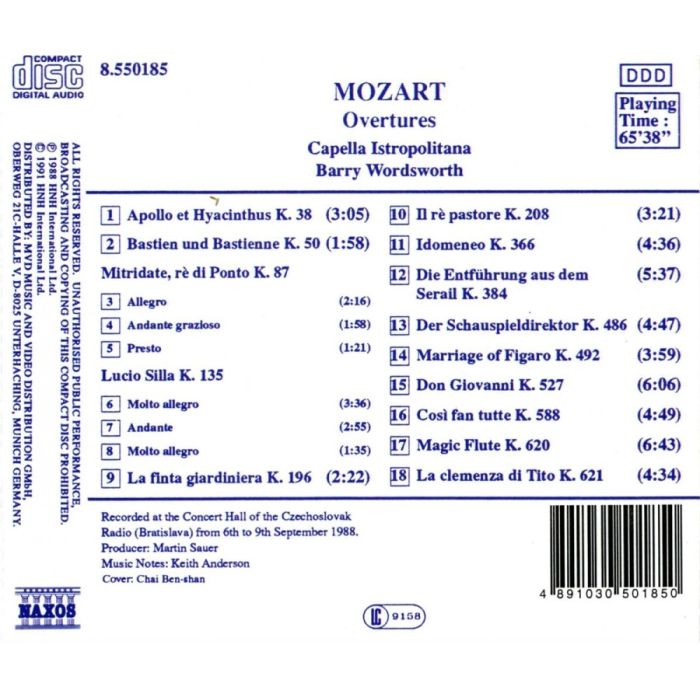 Mozart: Overtures - slide-1