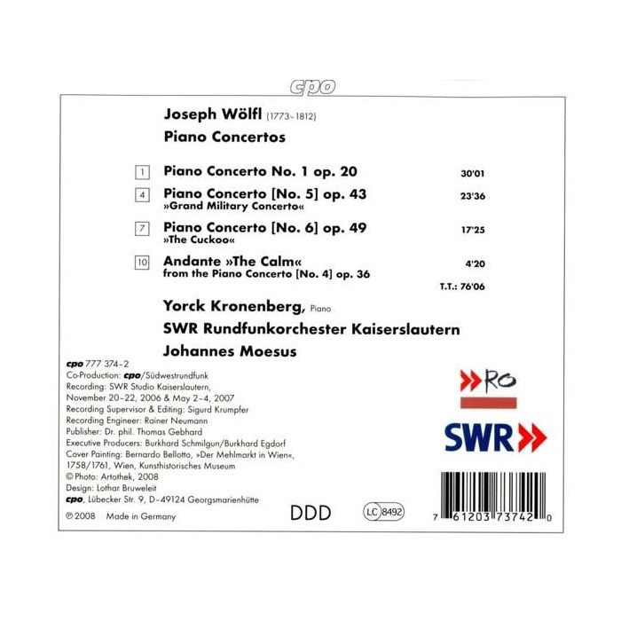 Wölfl,: Piano Concertos - slide-1