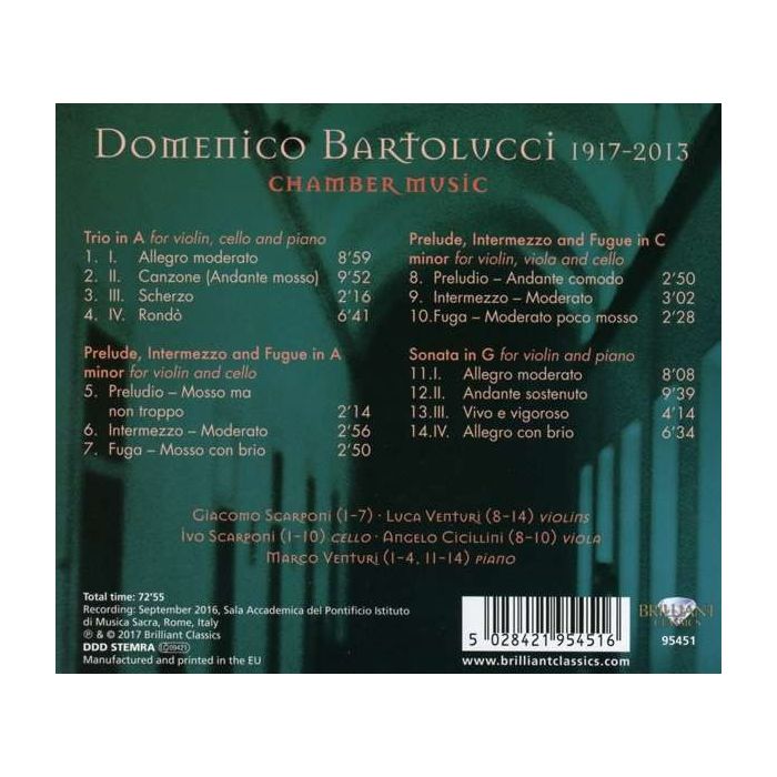 Bartolucci: Chamber Music - slide-1