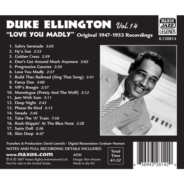 ELLINGTON Duke Vol. 14 - Love you Madly - slide-1