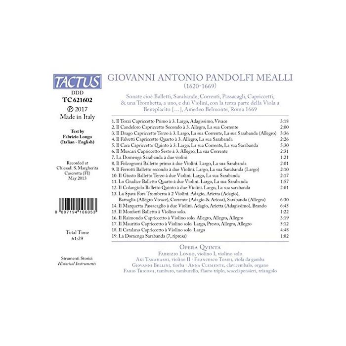 Pandolfi : Sonate, Roma 1669 - slide-1