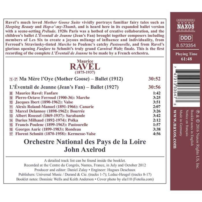 Ravel: Ma Mère l’Oye,  L’Eventail de Jeanne - slide-1