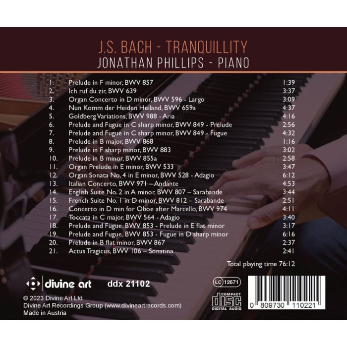 Bach: Tranquillity - slide-1