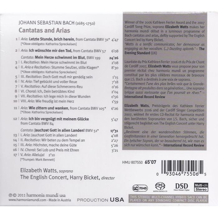 Bach: Cantatas & Arias - Cantatas  - slide-1