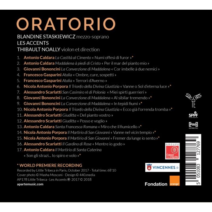 Oratorio - sacred works by Scarlatti; Porpora; Bononcini; Gasparini; … - slide-1