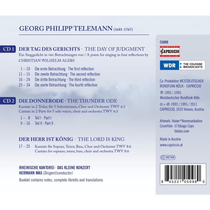 Telemann: Der Tag des Gerichts, Die Donnerode - slide-1