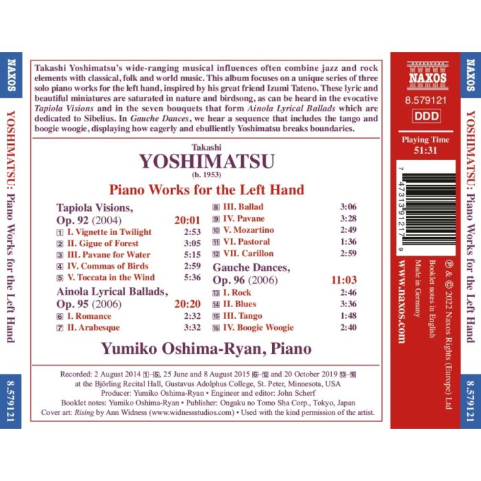 Yoshimatsu: Piano Works for the Left Hand - slide-1