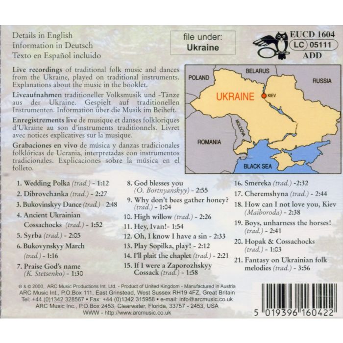 Songs And Dances Of The Ukraine - slide-1