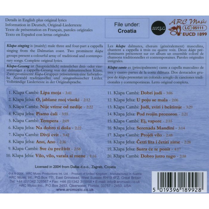 SONGS OF CROATIA - slide-1