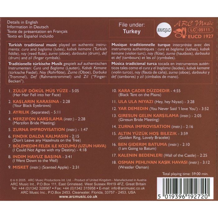 TRADITIONAL SONGS FROM TURKEY - slide-1