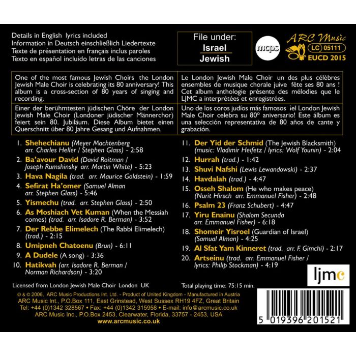 80 YEARS LONDON JEWISH MALE CHOIR - slide-1