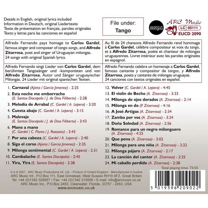 Alfredo Fernando: Tangos & Milongas - slide-1