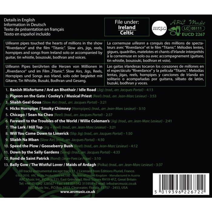 Jean-Yves Le Pape: Irish Uilleann Pipes - slide-1