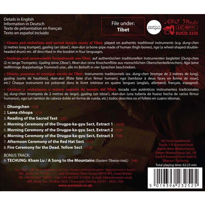 Tibet: Music Of The Sacred Tem - slide-1
