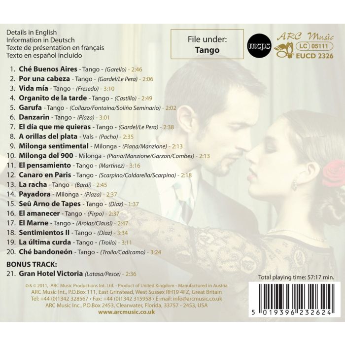 Hugo Díaz: 20 Best Of Classical Tango - slide-1