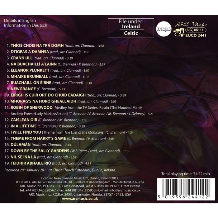 Clannad: Live At Christ Church Cathedral 2011 - slide-1