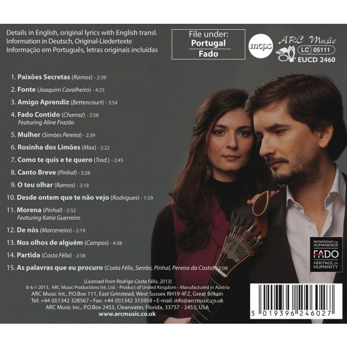 Rodrigo Costa Felix: Fados De Amor - slide-1