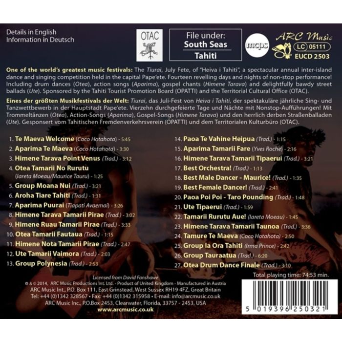 David Fanshawe: Heiva I Tahiti: Festival Of Life - slide-1