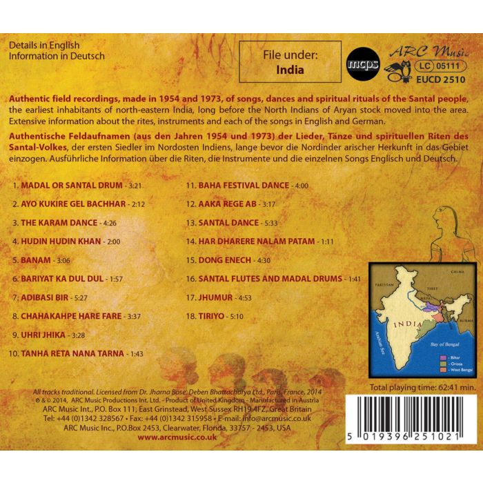 Deben Bhattacharya: Music Of The Santal Tribe - slide-1