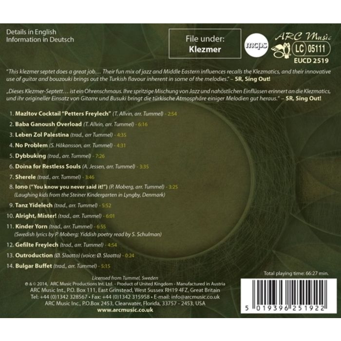 Tummel: Klezmerised-Oy!  - slide-1