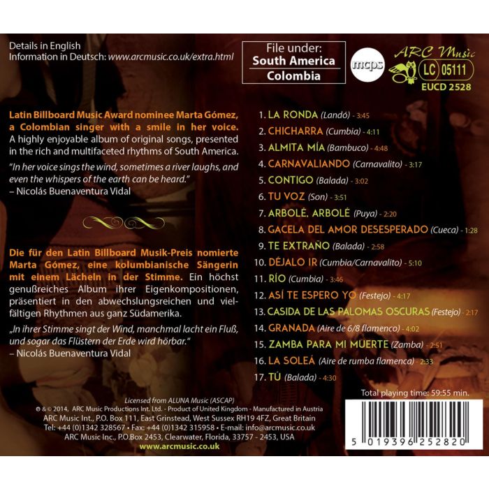 Marta Gómez: Contigo: Songs With Latin American Soul - slide-1