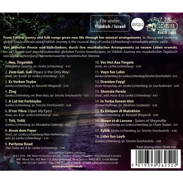 Yiddish Journey: The Music Of Lenka Lichtenberg - slide-1