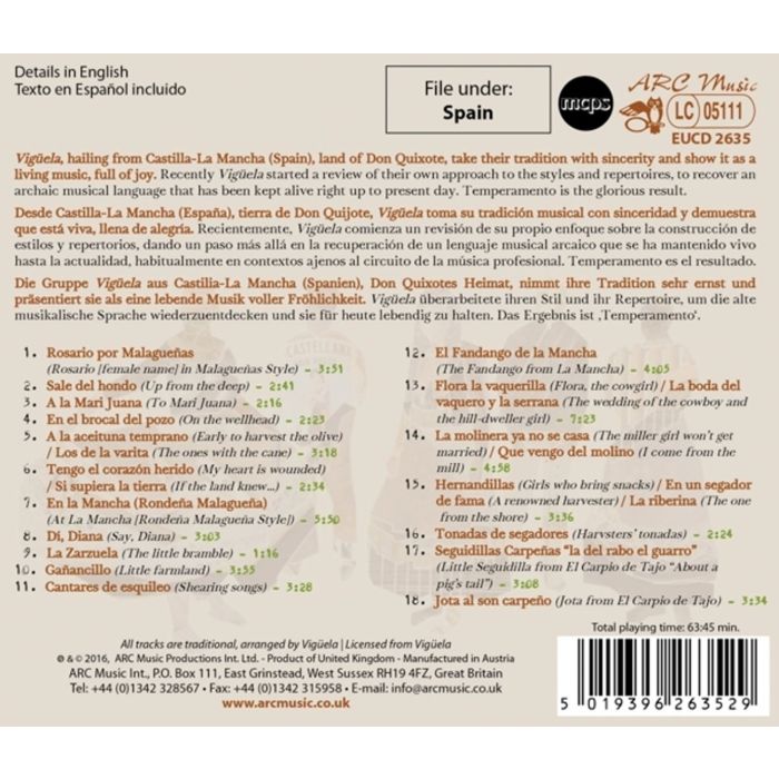 Temperamento: Traditional Music From Spain - slide-1