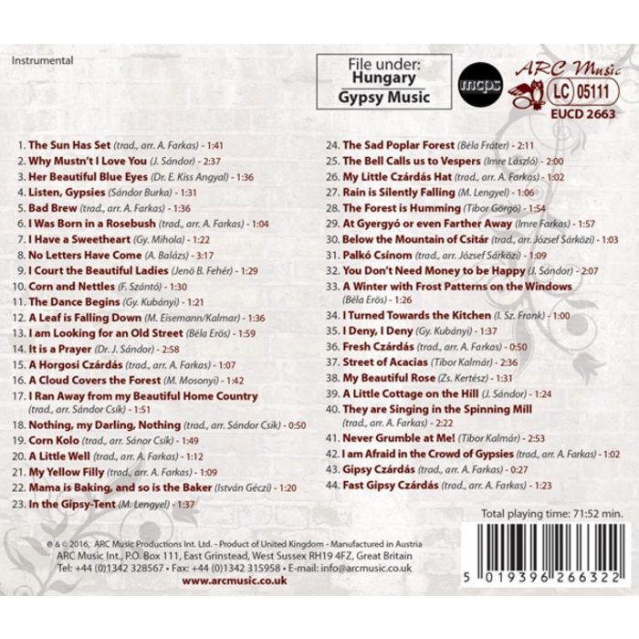 Andras Farkas: Best Of Hungarian Gypsy Tunes - slide-1