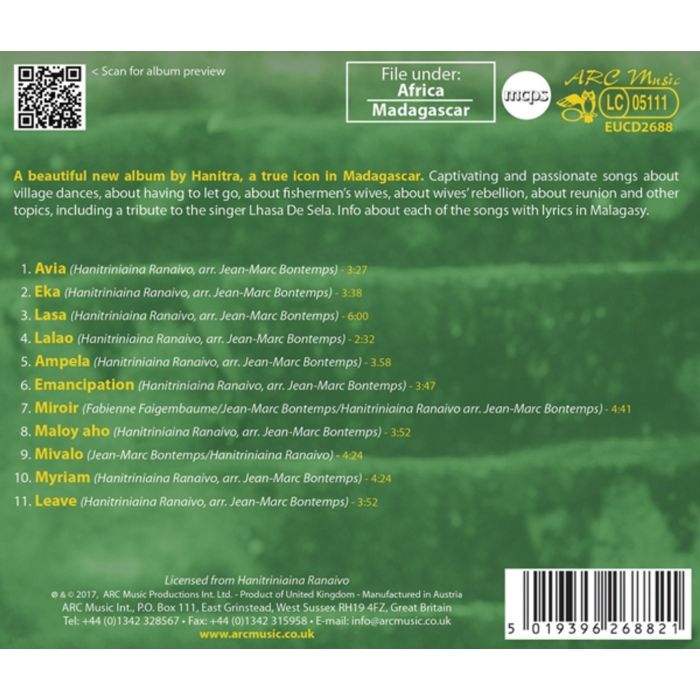 Hanitra: Songs From Madagascar-Lasa - slide-1