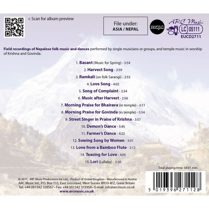 Folk Songs And Sacred Music From Nepal - slide-1