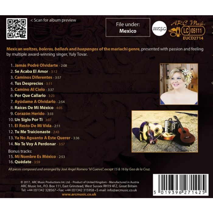 YULY TOVAR: Songs From Mexico - slide-1