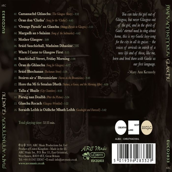 Mary Ann Kennedy: Glaschu: Home Town Love Song - slide-1