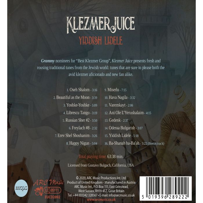 Klezmer Juice: Yiddish Lidele - slide-1